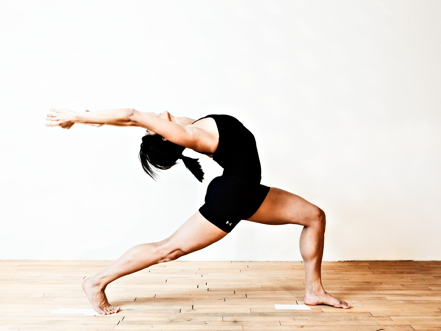 Photograph of female yoga practisioner