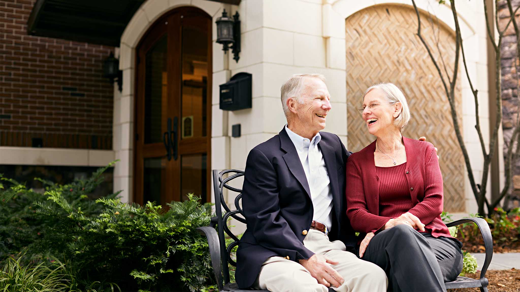 Atlanta lifestyle advertising photography showing retired senior couple
